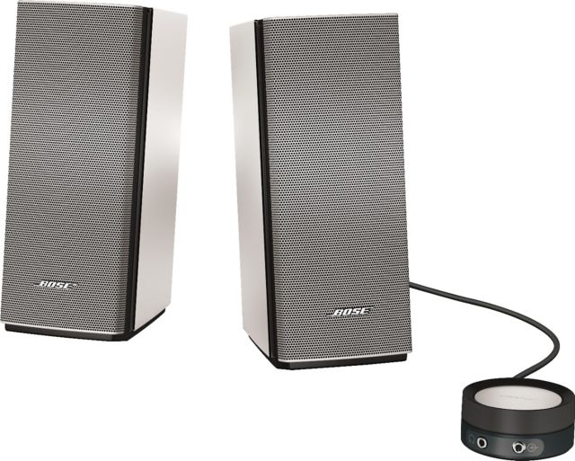 Bose Companion 20 Two-Piece Multimedia Speaker System (White) - ONLINE ONLY
