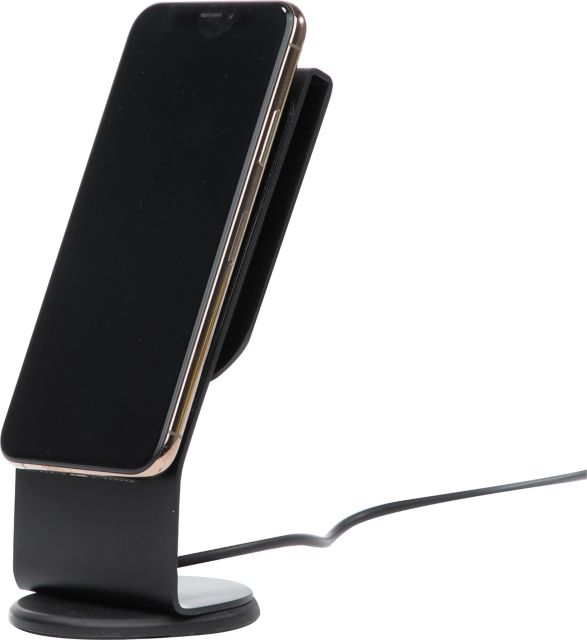 Numi Power Stand 10W Metal Desk Stand, Black - ONLINE ONLY