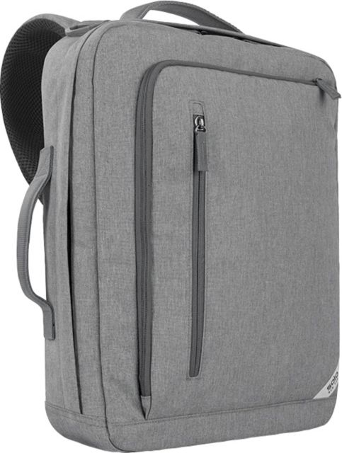 Solo New York RE:UTILIZE Recycled Hybrid Backpack/Briefcase 15.6in,, Gray - ONLINE ONLY