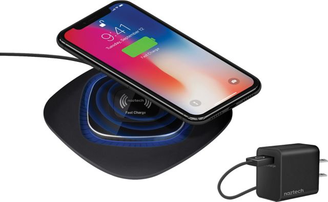 Hypercel Power Pad Qi Wirelesss Fast Charger, Black - ONLINE ONLY