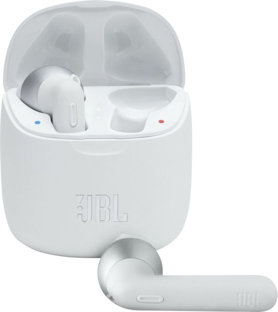 JBL Tune 225 True Wireless Earbuds, White - ONLINE ONLY