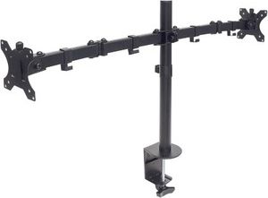 Manhattan Universal Dual Monitor Mount with Double-Link Swing Arms. Holds Two 13''-32'' LCD Monitors - ONLINE ONLY