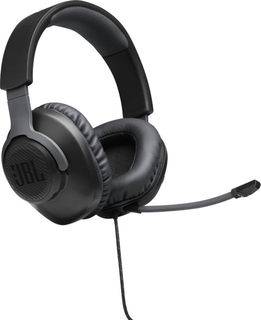 JBL QUANTUM 100 WIRED OVEREAR GAMING HEADSET, BLACK - ONLINE ONLY