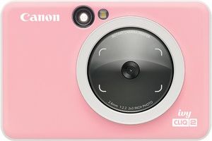Canon IVY CLIQ2- 5 Megapixel  Instant Digital Camera & Mini Printer- Petal Pink - ONLINE ONLY