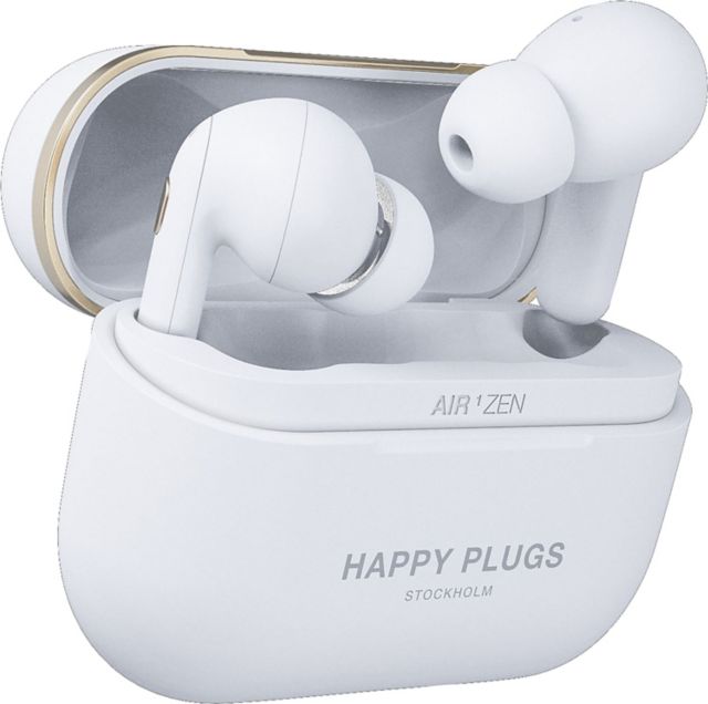 Happy Plugs Air 1 Zen True Wireless Earbuds, White