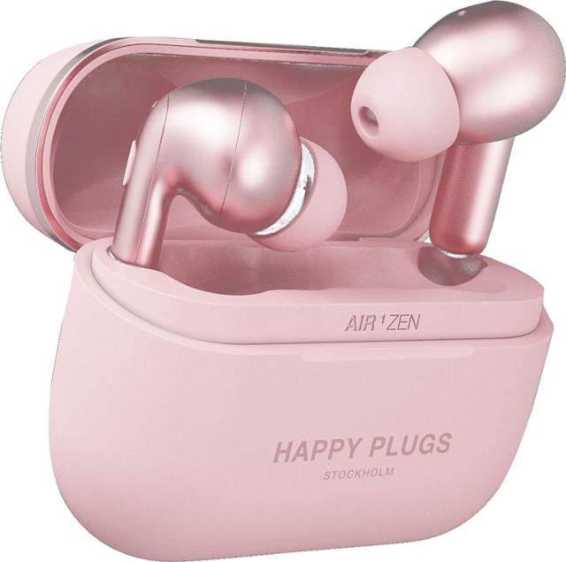 Happy Plugs Air 1 Zen True Wireless Earbuds, Pink Gold