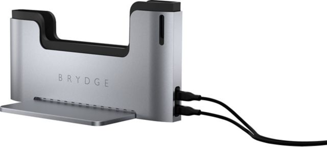 Brydge Vertical Dock for Macbook Air, MacBook Air 13in, Space Gray - ONLINE ONLY