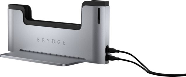 Brydge Vertical Dock for Macbook Pro, Macbook Pro 16in, Space Gray - ONLINE ONLY