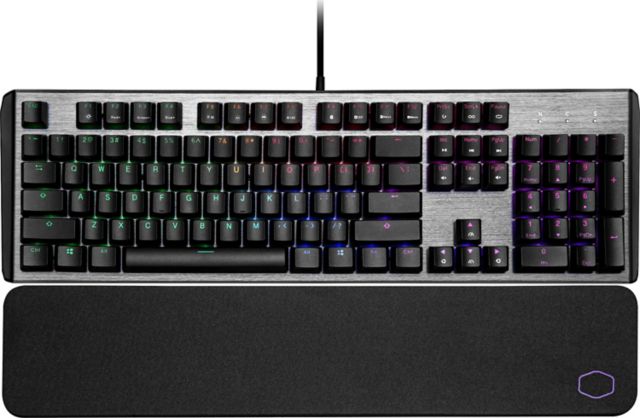 Cooler Master CK550 V2 Mechanical Gaming Keyboard, 18.35 x 5.31 x 1.61in, Black