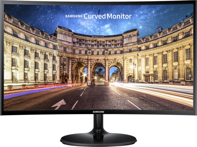 Samsung 24'' 390 Series LED Curved FHD FreeSync Monitor (Black) - ONLINE ONLY