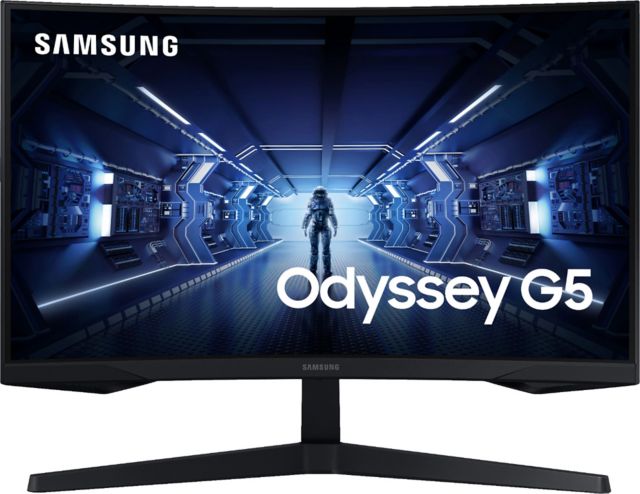 Samsung 27'' Odyssey G5 LED Curved WQHD FreeSync Monitor with HDR (Black) - ONLINE ONLY