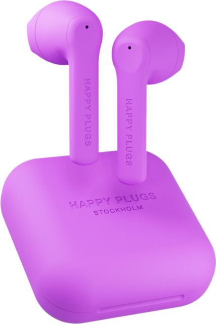 Happy Plugs Air 1 Go True Wireless In-Ear Earbuds, Purple - ONLINE ONLY