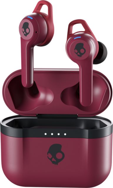 Skullcandy Indy Evo True Wireless In-Ear Earbuds, Deep Red - ONLINE ONLY