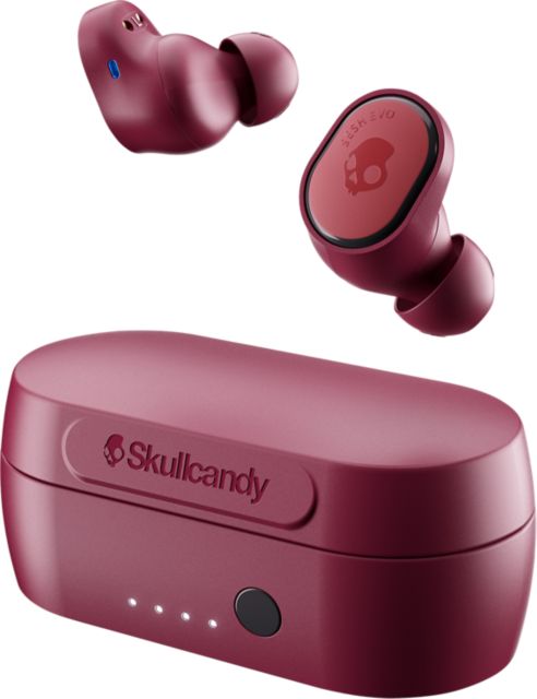 Skullcandy Sesh Evo True Wireless In-Ear Earbuds, Deep Red - ONLINE ONLY