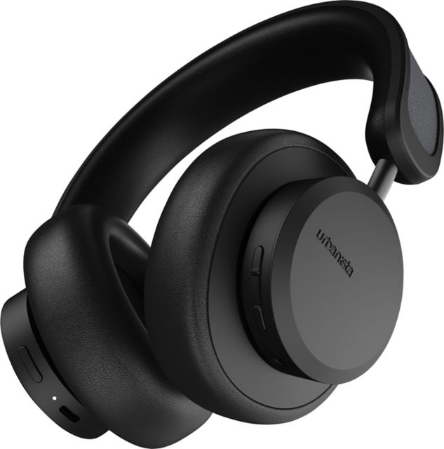 Los Angeles Solar Powered Noise Cancelling Headphones, Midnight Black - ONLINE ONLY