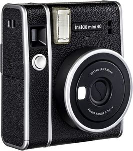 FujiFilm Instax Mini 40 Retro Instant Film Camera- Black - ONLINE ONLY