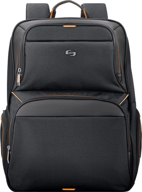 Solo New York Backpack 18.75in, Black - ONLINE ONLY
