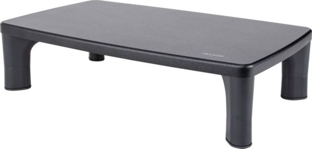 Allsop Hi-Lo Adjustable Monitor Stand 15.8x9.5x2.8-4in Box, Black