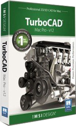 IMSI TurboCAD Mac Pro v12 Mac ESD Mac OSX 10.11 and higher - ONLINE ONLY