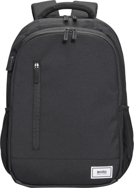 Solo New York RE:DEFin, E Recycled Backpack 18in, Black - ONLINE ONLY
