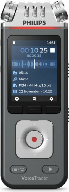Philips DVT6110 VoiceTracer Audio Recorder. 8 GB - 2'' LCD - ONLINE ONLY