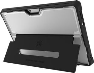 STM Goods Dux Shell Surface Pro 8. For Microsoft Surface Pro 8 Tablet - Textured - Black - Drop Resistant - Thermoplastic Polyurethane (TPU), Polycarbonate - Rugged - ONLINE ONLY