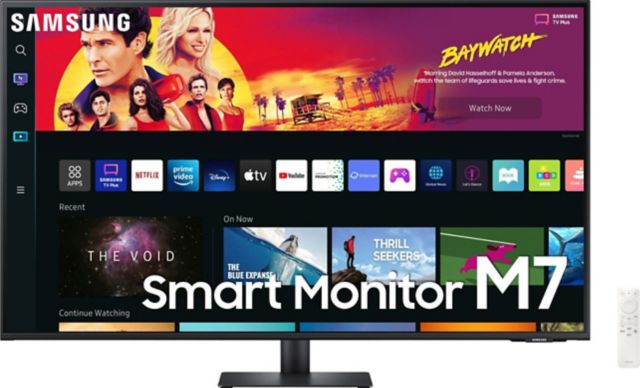 43'' M7 Smart Tizen 4K UHD Monitor (HDMI, USB-C) (Black) - ONLINE ONLY