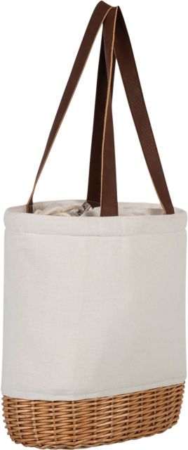 PICO WILLOW AND CANVAS LUNCH BASKET