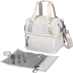 TARANA INSULATED LUNCH BAG--HALO GRAY