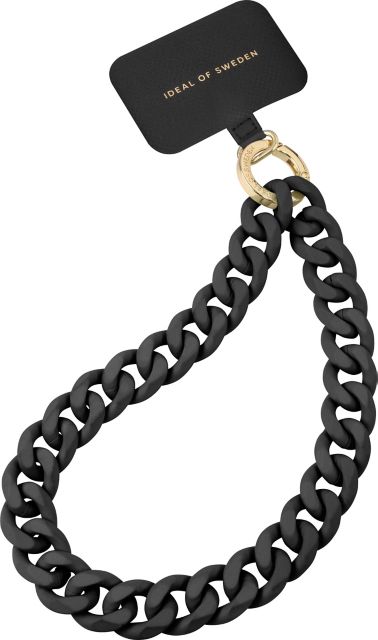 IDEAL OF SWEDEN Chain Wristlet Strap, Black