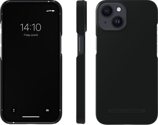 IDEAL OF SWEDEN Seamless MagSafe iPhone Case, iPhone 14/13, Coal Black