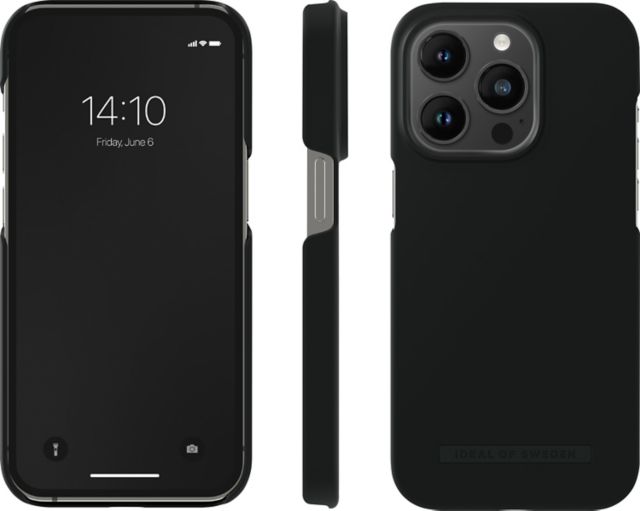 IDEAL OF SWEDEN Seamless MagSafe iPhone Case, iPhone 14 Pro, Coal Black
