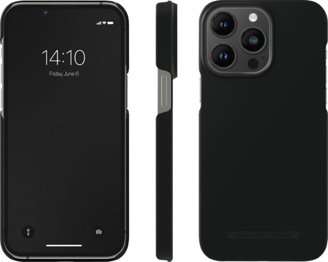 IDEAL OF SWEDEN Seamless MagSafe iPhone Case, iPhone 14 Pro Max, Coal Black