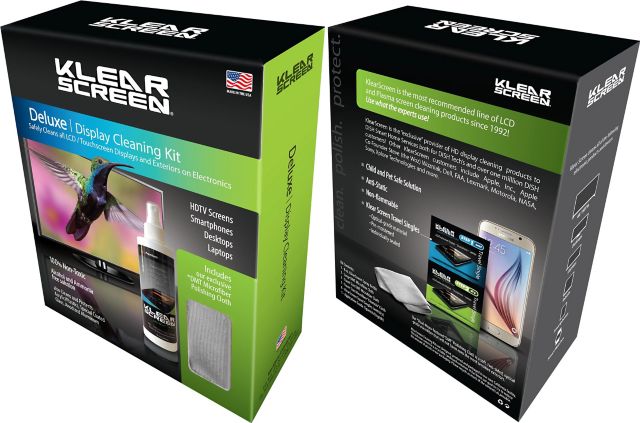 Klear Screen Deluxe Cleaning Kit, 8oz/Large, Gray
