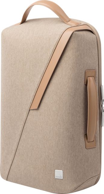 Moshi Muto 3 Way Convertible Backpack 13in, Coastal Beige - ONLINE ONLY
