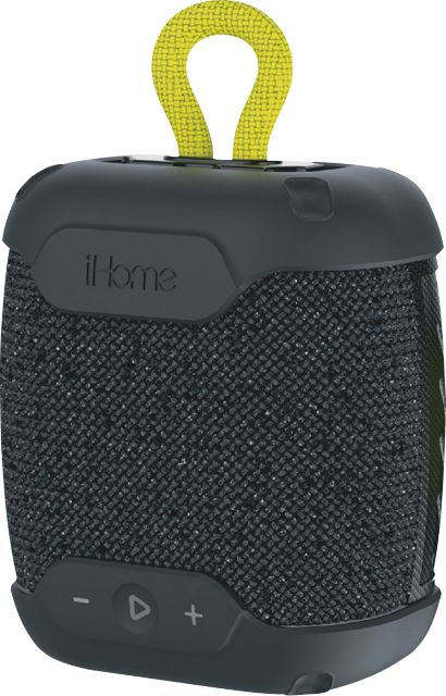 iHome PLAYTOUGH MINI Waterproof Bluetooth Speaker, Black