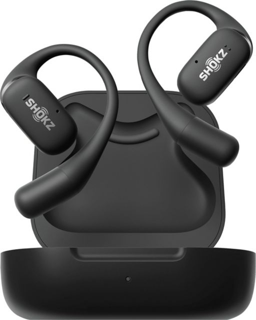 Shokz OpenFit Open-Ear True Wireless Earbuds, Black