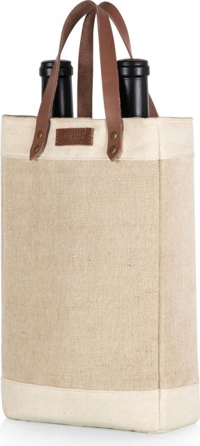 PINOT JUTE 2 BOTTLE WINE BAG