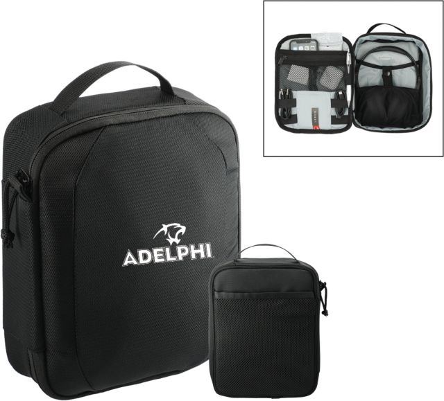 Adelphi RPET Headphone and Tech Case Adelphi with Panther Head - ONLINE ONLY