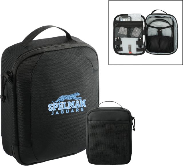 Spelman College RPET Headphone and Tech Case Spelman Jaguars Stacked Mark - ONLINE ONLY