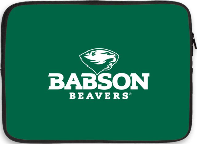 Babson 13 inch Neoprene Laptop Sleeve Primary Mark - ONLINE ONLY