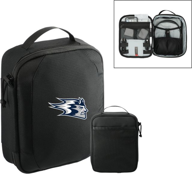 UW Stout RPET Headphone and Tech Case Devils Wordmark- ONLINE ONLY