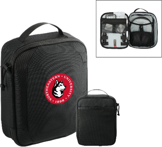 Northeastern RPET Headphone and Tech Case Northeastern Ring Lockup King Husky - ONLINE ONLY