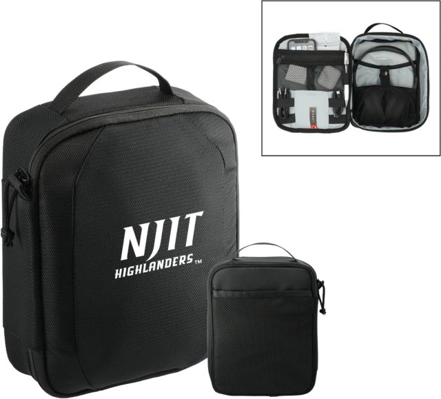 NJIT RPET Headphone and Tech Case NJIT Highlanders Stacked - ONLINE ONLY