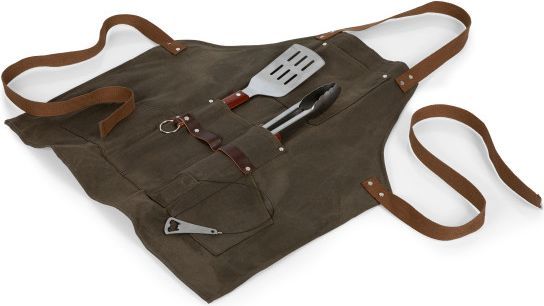 BBQ Apron with Tools and Bottle Opener