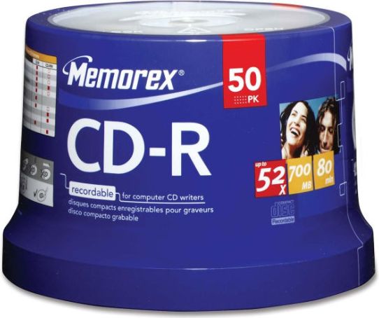 CDR MEMOREX 50PK SPINDLE