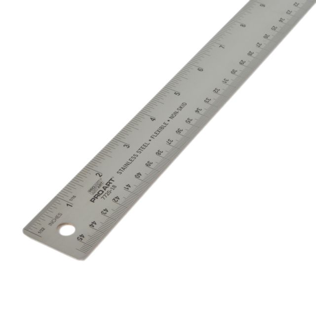 STAINLESS STEEL RULE 24"