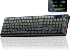 AULA F108 Pro Wireless Mechanical Gaming Keyboard - Black/Gray - ONLINE ONLY