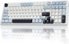 AULA F99 96% Layout Wireless Mechanical Gaming Keyboard - Blue/White - ONLINE ONLY