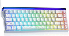 Aula Hero 68 HE 60% Gaming Keyboard Wired - White - ONLINE ONLY